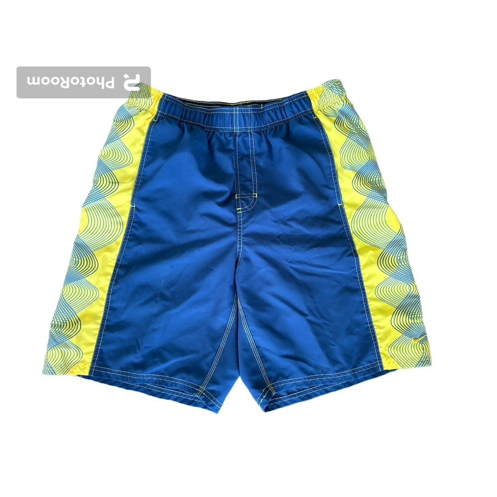 Nike Board Shorts Swim Trunks Navy‎ Athletic With Pockets Netted Mens Large 9"